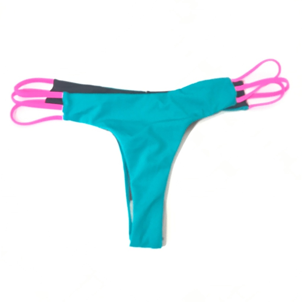 Sole East Reversible Brazilian Bikini Bottom Swim